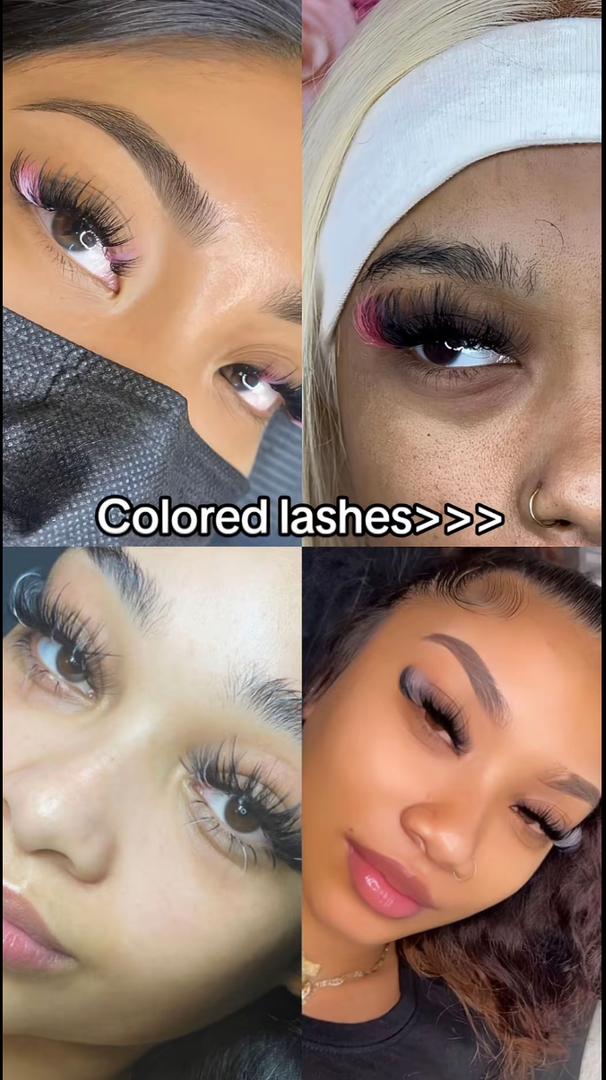 Lash set from the salon